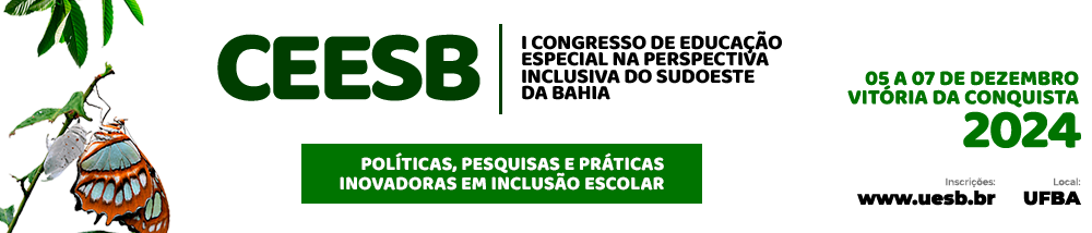 I Congresso de Educação Especial na Perspsectiva Inclusiva do Sudoeste da Bahia