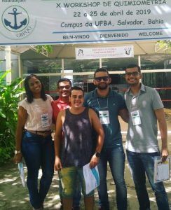 Discentes e egressos do PGQUI participam do X Workshop de Quimiometria em Salvador – 22 a 25/04/19